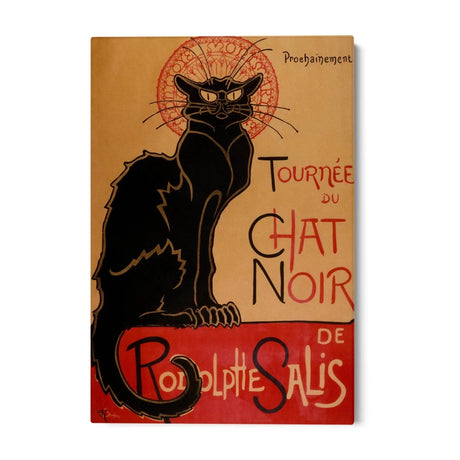 Quadro Stampa su Tela Il Gatto Nero, Théophile Alexandre Steinlen - CupidoDesign