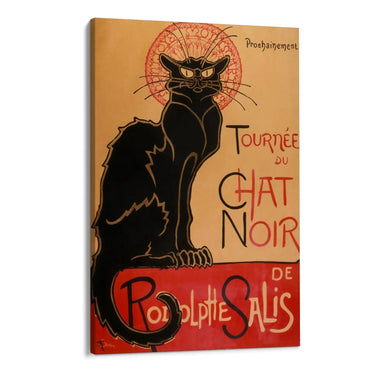 Quadro Stampa su Tela Il Gatto Nero, Théophile Alexandre Steinlen - CupidoDesign