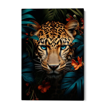 Quadro Stampa su Tela Il ghepardo dagli occhi blu - CupidoDesign