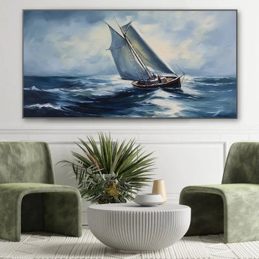 Quadro Stampa su Tela Il mare la sera - CupidoDesign