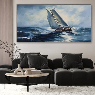 Quadro Stampa su Tela Il mare la sera - CupidoDesign