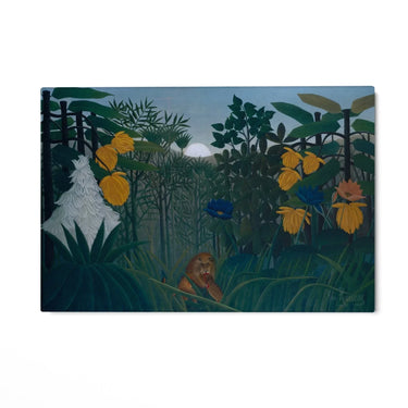 Quadro Stampa su Tela Il Pasto del Leone, Henri Rousseau - CupidoDesign