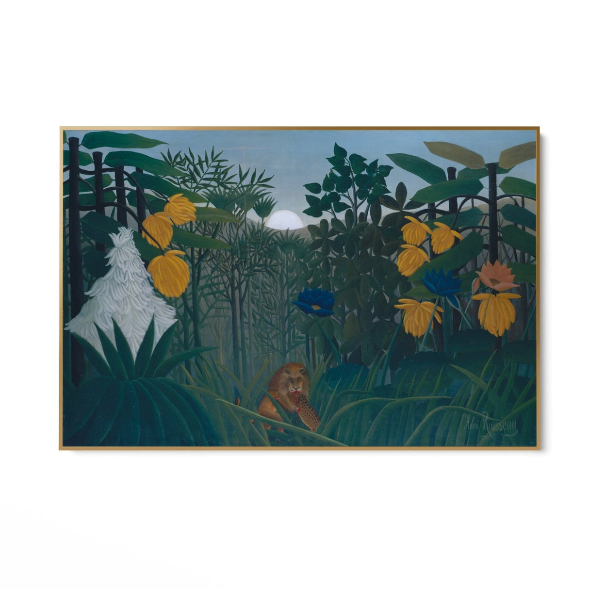 Il Pasto del Leone, Henri Rousseau - CupidoDesign