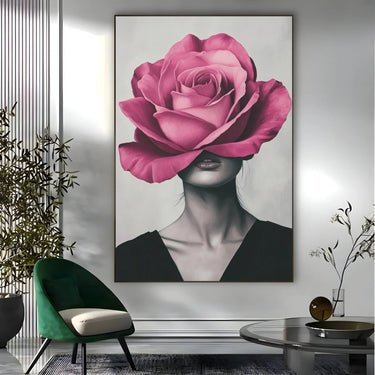 Quadro Stampa su Tela Il silenzio del bocciolo - CupidoDesign