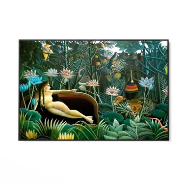 Quadro Stampa su Tela Il Sogno, Henri Rousseau - CupidoDesign