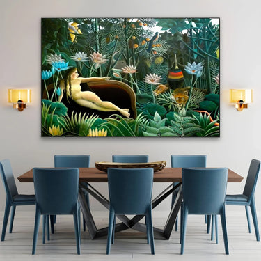 Quadro Stampa su Tela Il Sogno, Henri Rousseau - CupidoDesign