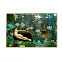 Quadro Stampa su Tela Il Sogno, Henri Rousseau - CupidoDesign