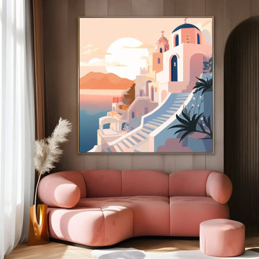 Quadro Stampa su Tela Il sole del sud - CupidoDesign