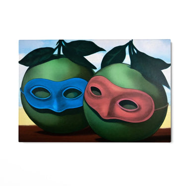 Quadro Stampa su Tela Il valzer dell'esitazione, Rene Magritte - CupidoDesign