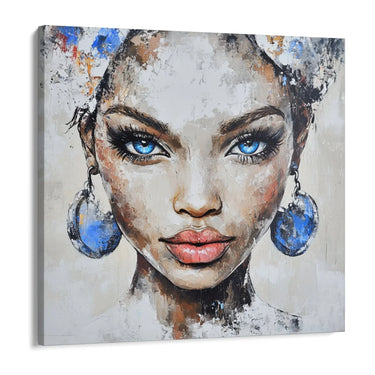 Quadro Stampa su Tela Il volto che svanisce - CupidoDesign