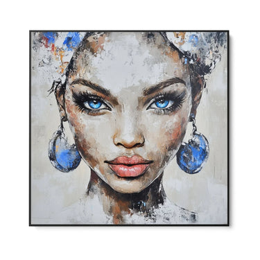 Quadro Stampa su Tela Il volto che svanisce - CupidoDesign