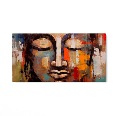 Quadro Stampa su Tela Il volto del Buddha - CupidoDesign