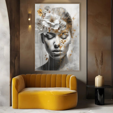 Quadro Stampa su Tela Illuminata Delicatezza - CupidoDesign