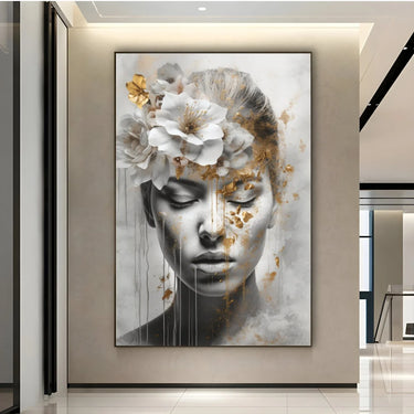 Quadro Stampa su Tela Illuminata Delicatezza - CupidoDesign