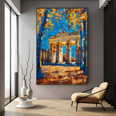 Quadro Stampa su Tela Illusione di Brandeburgo, Germania - CupidoDesign