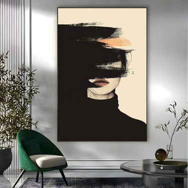 Quadro Stampa su Tela Illusione Femminile - CupidoDesign