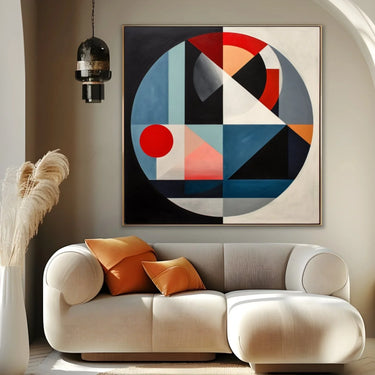 Quadro Stampa su Tela Illusione Geometrica - CupidoDesign