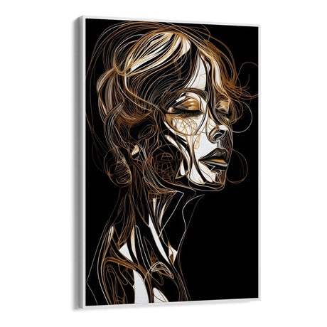 Quadro Stampa su Tela Immagine Femminile - CupidoDesign