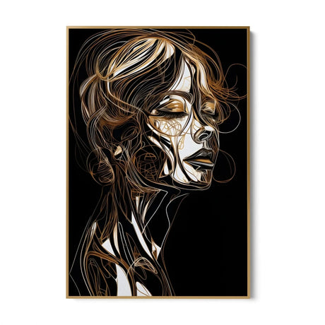 Quadro Stampa su Tela Immagine Femminile - CupidoDesign
