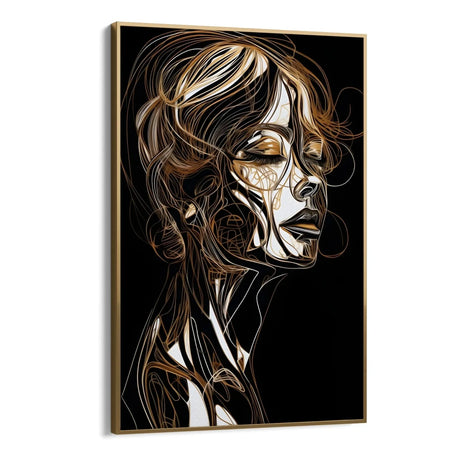Quadro Stampa su Tela Immagine Femminile - CupidoDesign