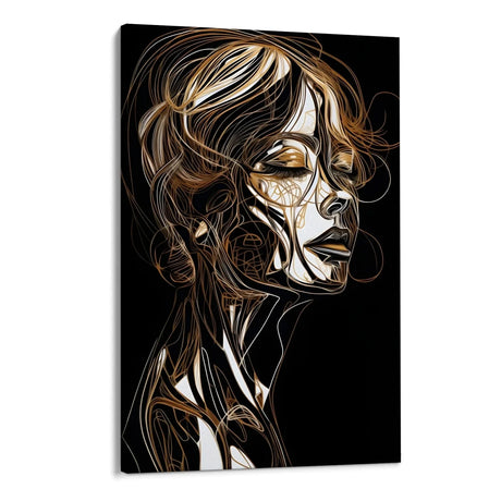 Quadro Stampa su Tela Immagine Femminile - CupidoDesign