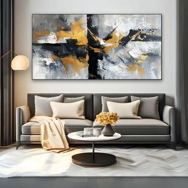Quadro Stampa su Tela Impatto d'oro - CupidoDesign