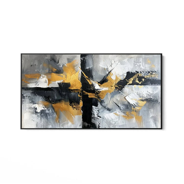 Quadro Stampa su Tela Impatto d'oro - CupidoDesign