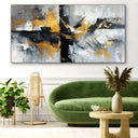 Quadro Stampa su Tela Impatto d'oro - CupidoDesign