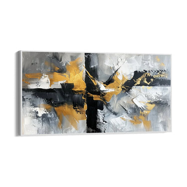 Quadro Stampa su Tela Impatto d'oro - CupidoDesign