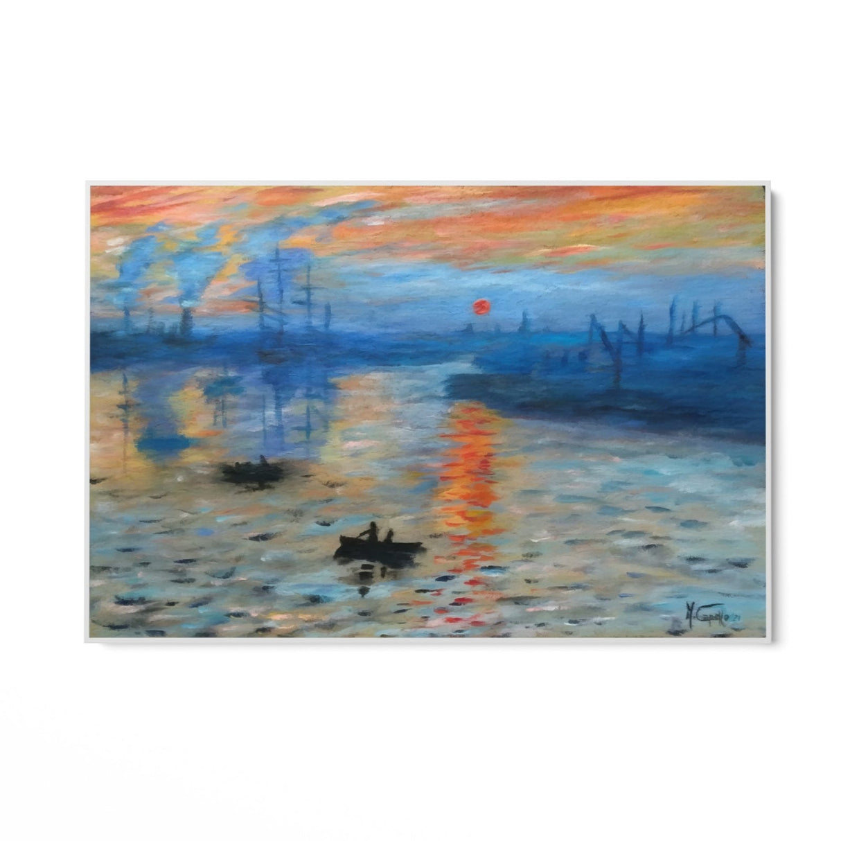 Impression Soleil Levant - Claude Monet - CupidoDesign