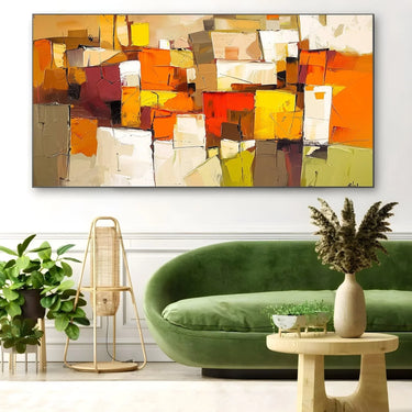 Quadro Stampa su Tela Impressione in Giallo - CupidoDesign