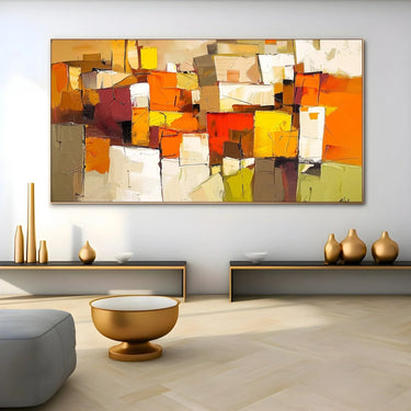 Quadro Stampa su Tela Impressione in Giallo - CupidoDesign