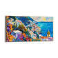 Quadro Stampa su Tela Impressioni di Positano, Italia - CupidoDesign