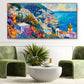 Quadro Stampa su Tela Impressioni di Positano, Italia - CupidoDesign