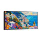 Quadro Stampa su Tela Impressioni di Positano, Italia - CupidoDesign