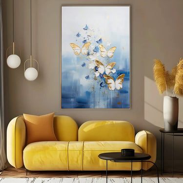 Quadro Stampa su Tela Incantevoli farfalle - CupidoDesign