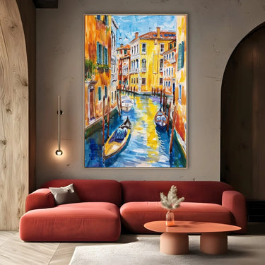Quadro Stampa su Tela Incanti dei canali - CupidoDesign