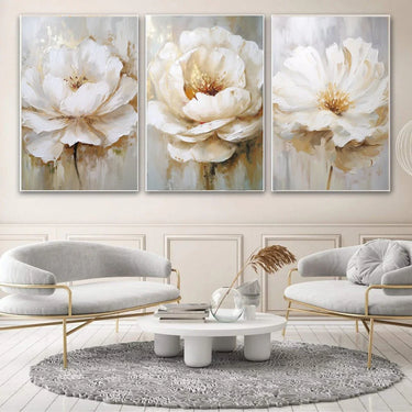 Quadro Stampa su Tela Incanto bianco - CupidoDesign