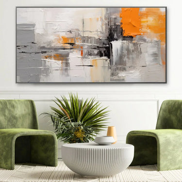 Quadro Stampa su Tela Incontro con l'Arancione - CupidoDesign