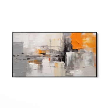 Quadro Stampa su Tela Incontro con l'Arancione - CupidoDesign