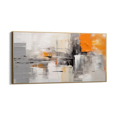 Quadro Stampa su Tela Incontro con l'Arancione - CupidoDesign