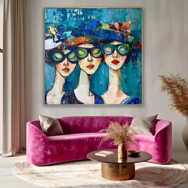Quadro Stampa su Tela Incontro di Anime - CupidoDesign