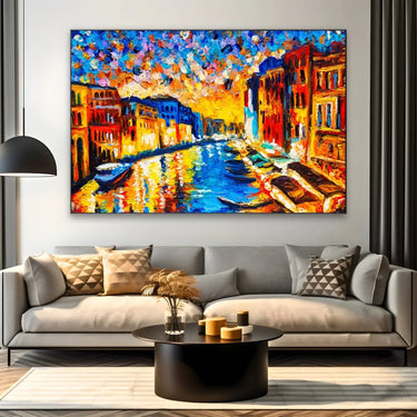 Quadro Stampa su Tela Incontro di Luce - CupidoDesign