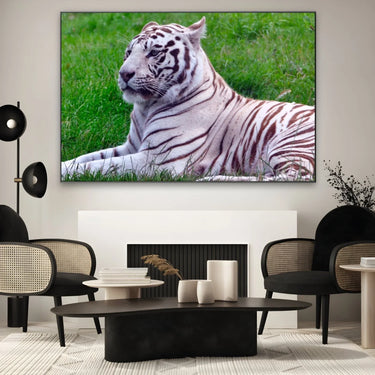 Quadro Stampa su Tela Incontro Felino - CupidoDesign