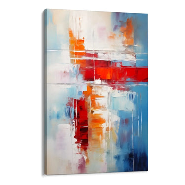 Quadro Stampa su Tela Incontro rosso - CupidoDesign