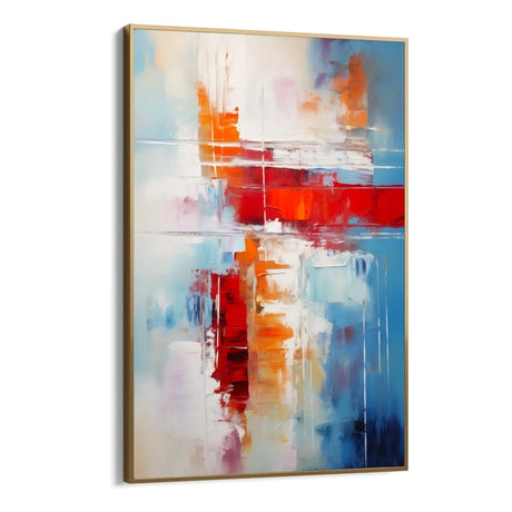 Quadro Stampa su Tela Incontro rosso - CupidoDesign
