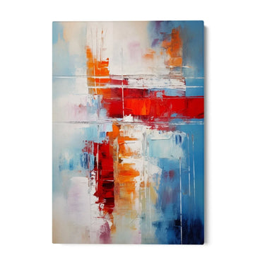 Quadro Stampa su Tela Incontro rosso - CupidoDesign