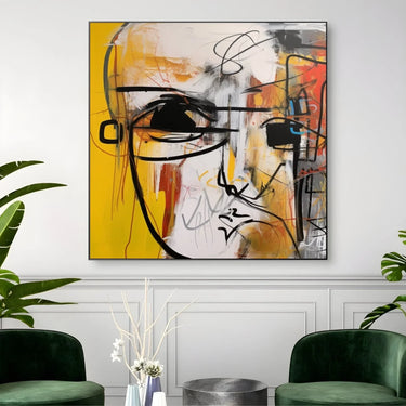 Quadro Stampa su Tela Indefinito Astratto - CupidoDesign