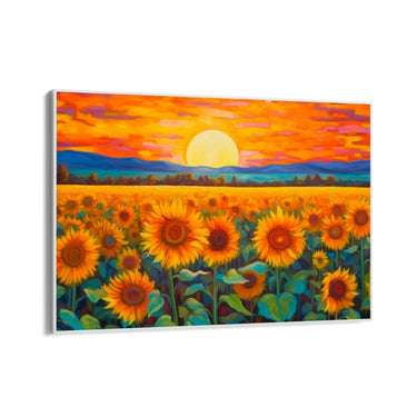 Quadro Stampa su Tela Infiniti Girasoli - CupidoDesign