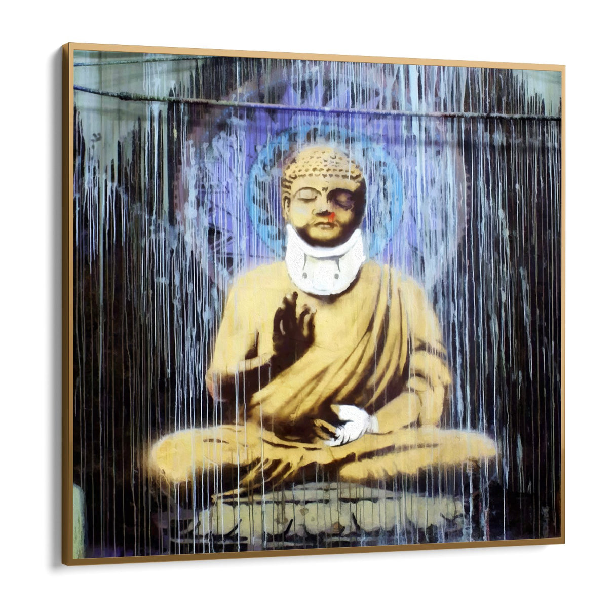 Loukkaantunut Buddha, Banksy